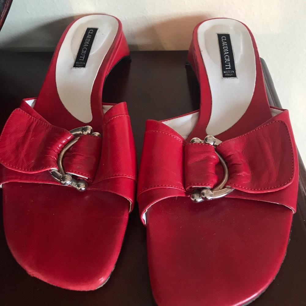 Claudia Ciuti flats, Red, 7 1/2M